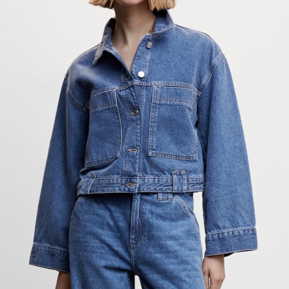 Mango Pocketed Denim Jacket - Picture 4 of 4